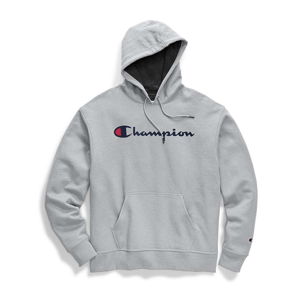 Champion Champion Powerblend Graphic Hoodie sweatshirt a capuche avec logo pour homme