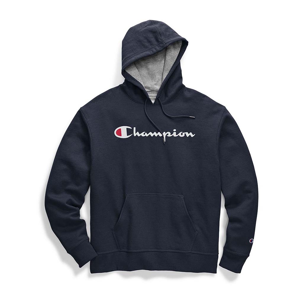 Champion Champion Powerblend Graphic Hoodie sweatshirt a capuche avec logo pour homme