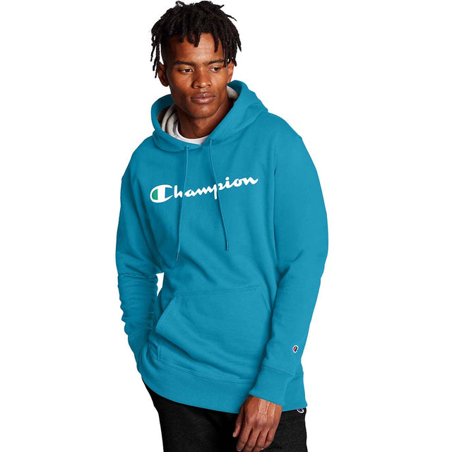 Champion Champion Powerblend Graphic Hoodie sweatshirt a capuche avec logo pour homme