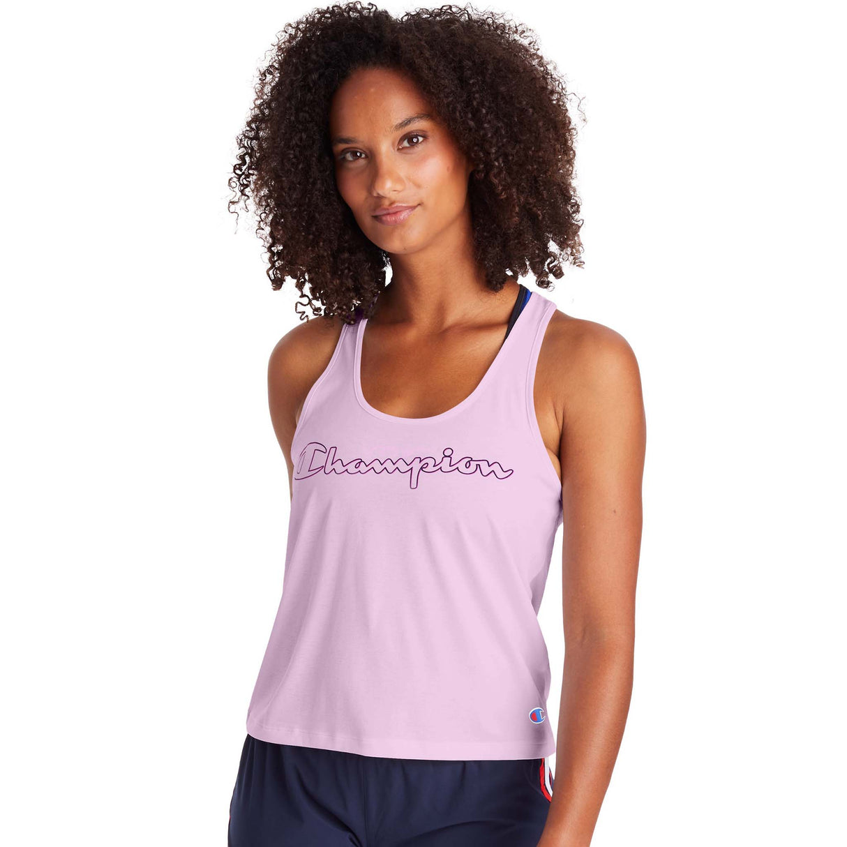 Champion Champion Racerback Tank Outline Logo camisole sport pour femme
