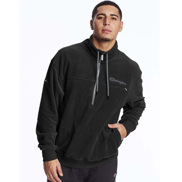 Champion Champion Urban Polar Fleece 1/4 zip script logo pour homme