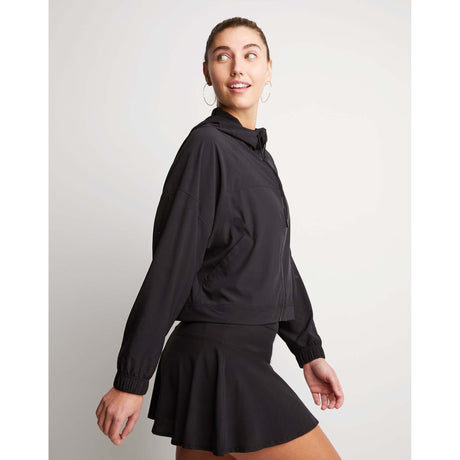 Champion City Sport Eco Full Zip Jacket veste légère noir femme lateral