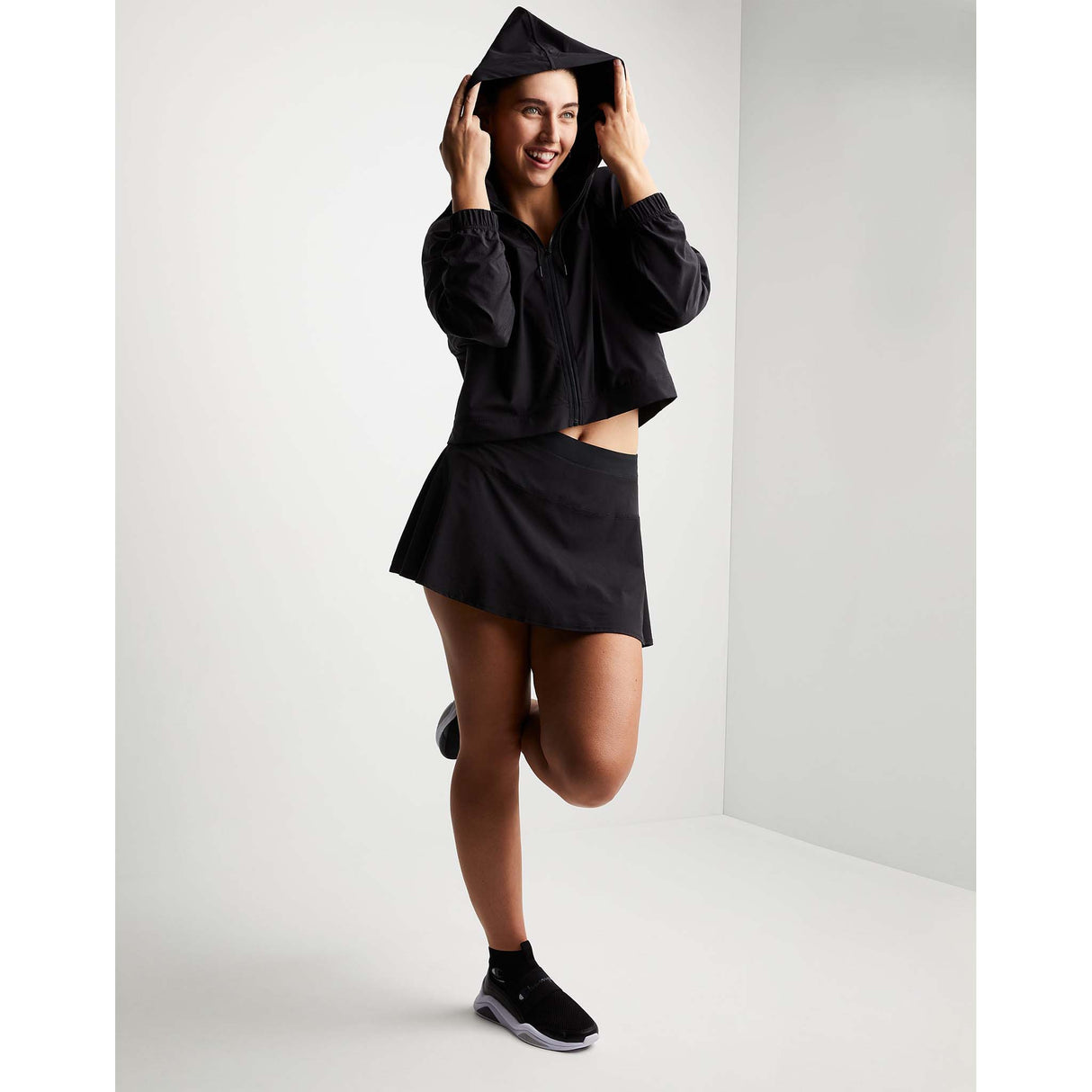 Champion City Sport Eco Full Zip Jacket veste légère noir femme live