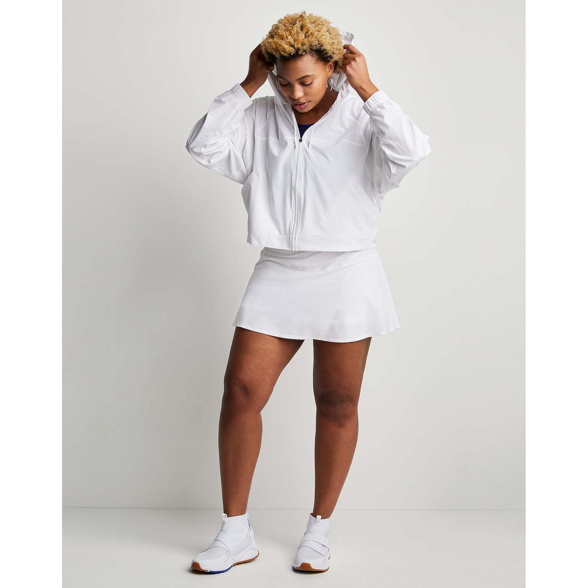 Champion City Sport Eco Full Zip Jacket veste légère blanc femme live