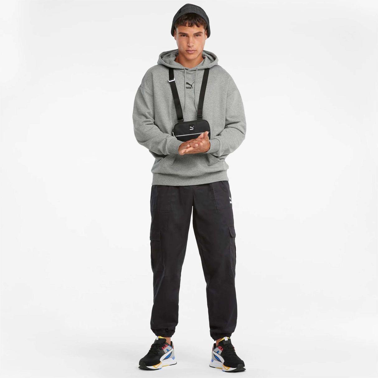 Pantalon cargo Puma Classics noir pour homme live