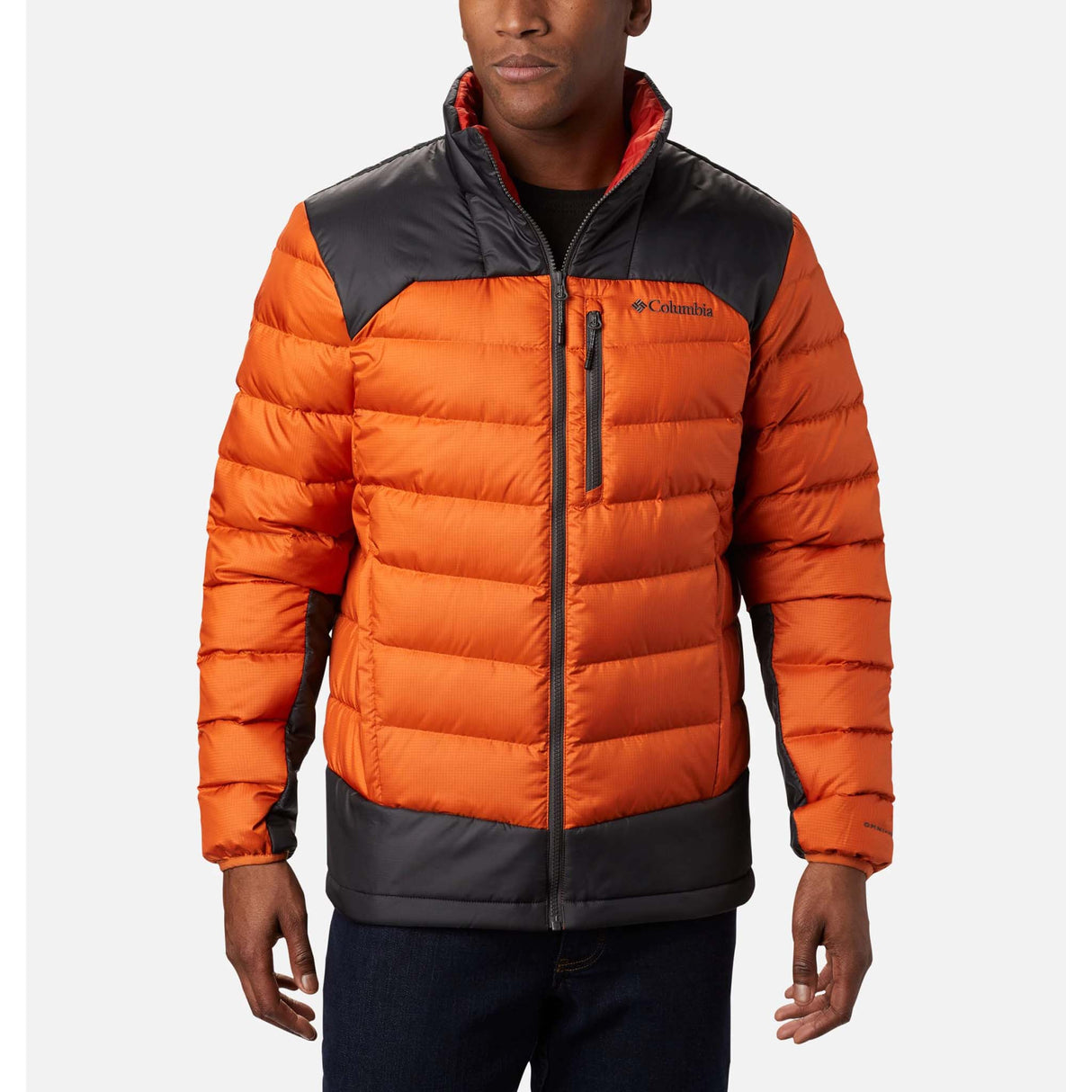 Columbia Autumn Park Down Hooded Jacket Harvester Shark homme