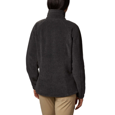 Veste polaire Columbia Benton Springs Full Zip charcoal heather pour femme dos