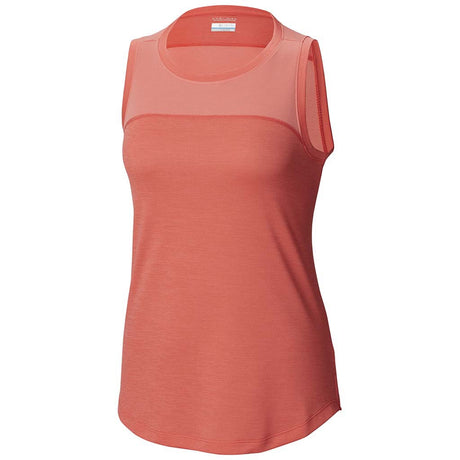 Columbia Bryce Peak women running tank cherrybomb
