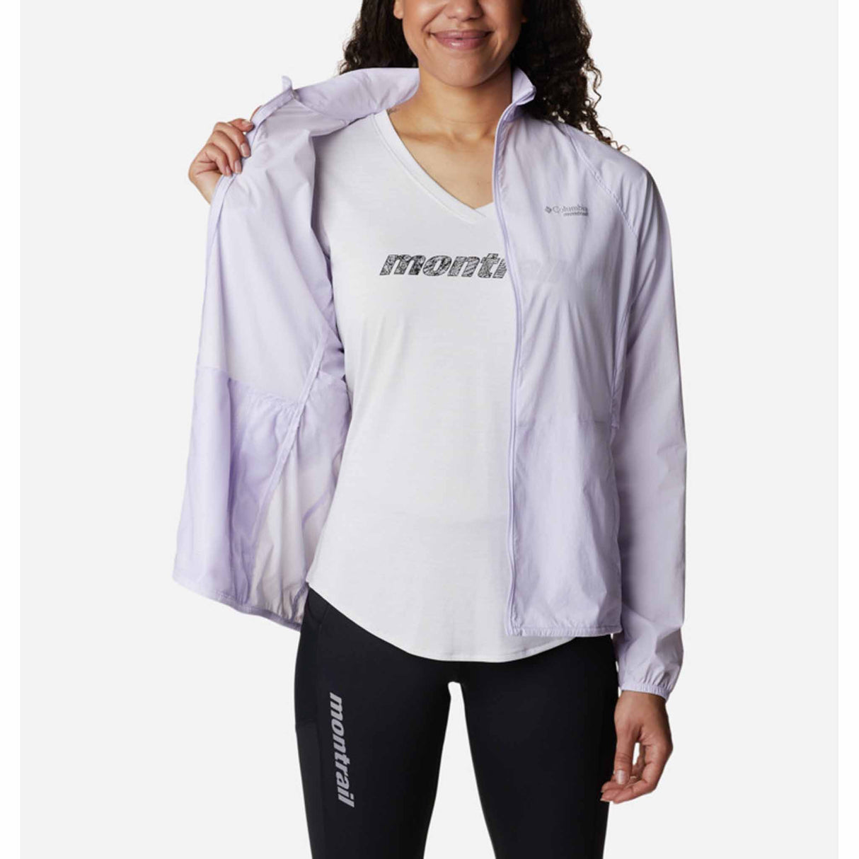 Columbia Endless Trail Wind Shell manteau coupe-vent femme - Purple Tint