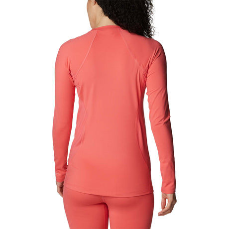 Columbia Midweight Stretch haut a manches longues sport femme blush pink dos