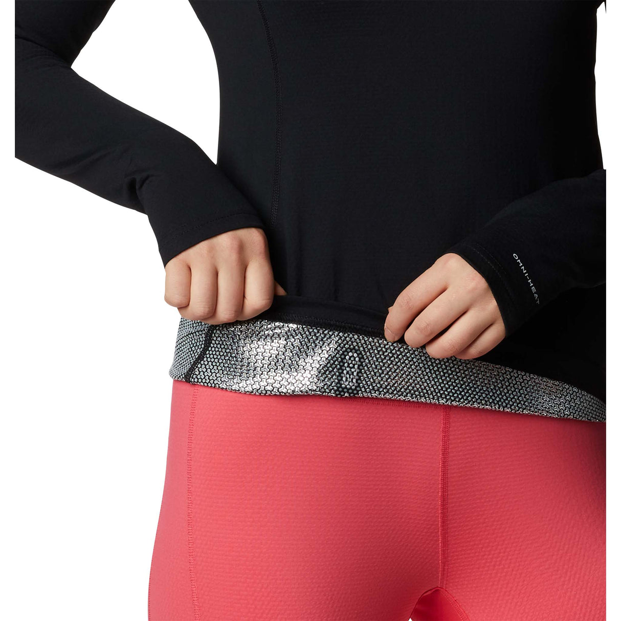 Columbia Omni-Heat 3D Knit Crew II baselayer top sport noir femme isolant