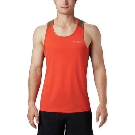 Columbia Titan Ultra Running Tank camisole de course pour homme -orange / green