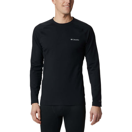 Columbia Omni-Heat 3D Knit Crew II haut a manches longues sport noir homme
