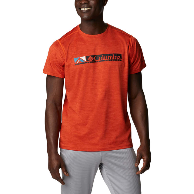 Columbia Columbia Alpine Chill Zero Graphic T-shirt col rond manches courtes pour homme
