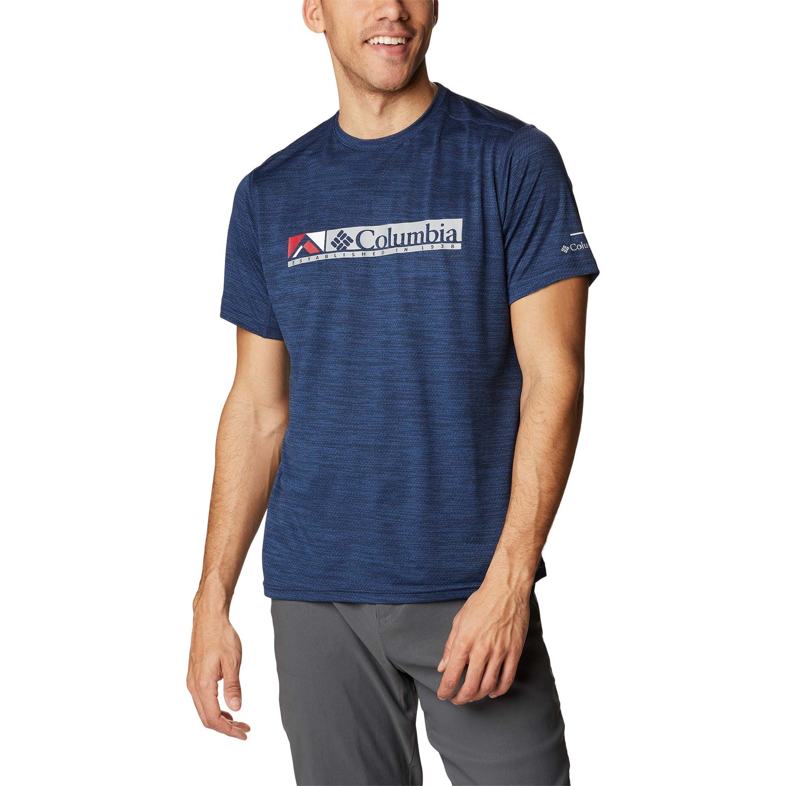 Columbia Columbia Alpine Chill Zero Graphic T-shirt col rond manches courtes pour homme