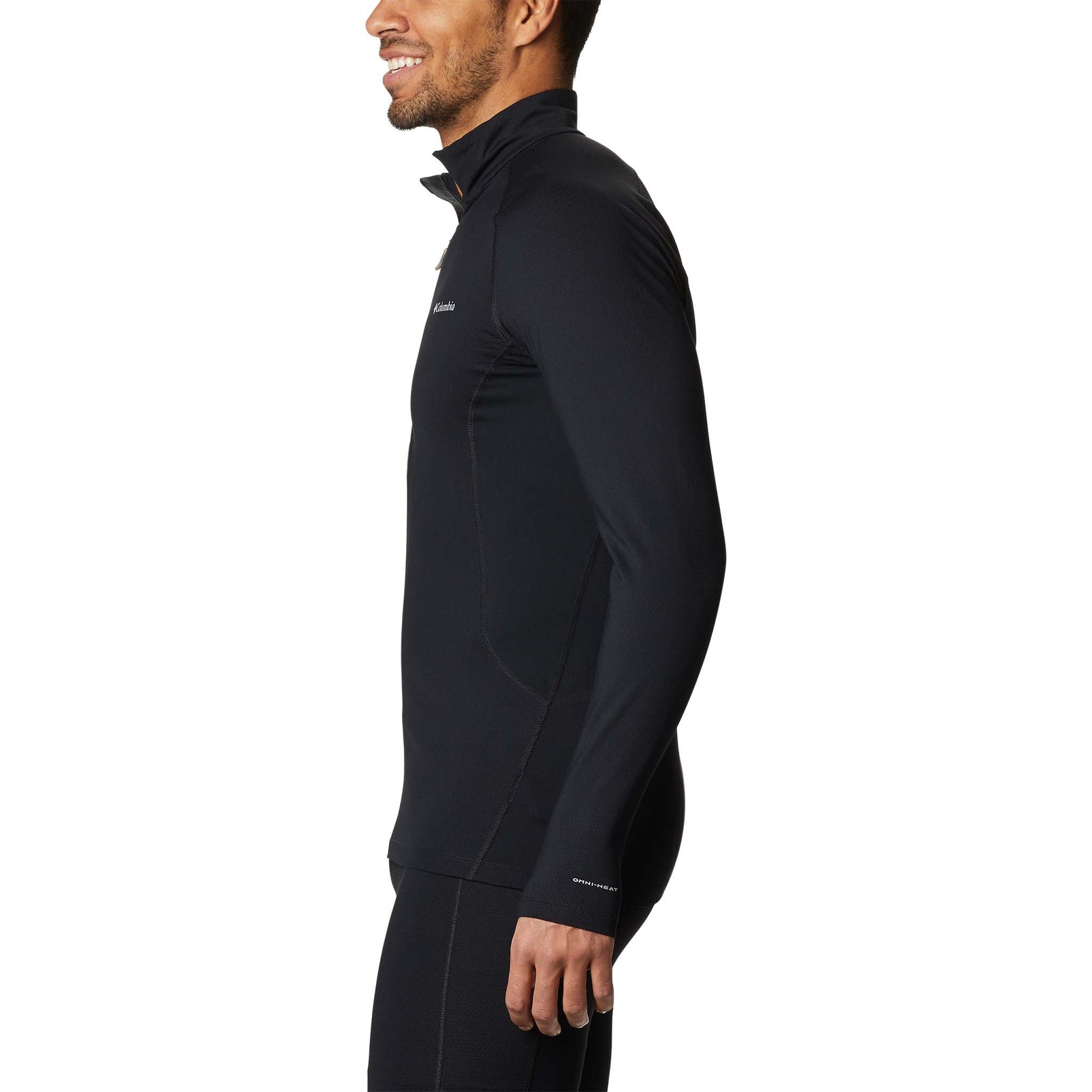 Columbia Columbia Omni-Heat 3D Knit Crew II demi-zip haut à manches longues homme