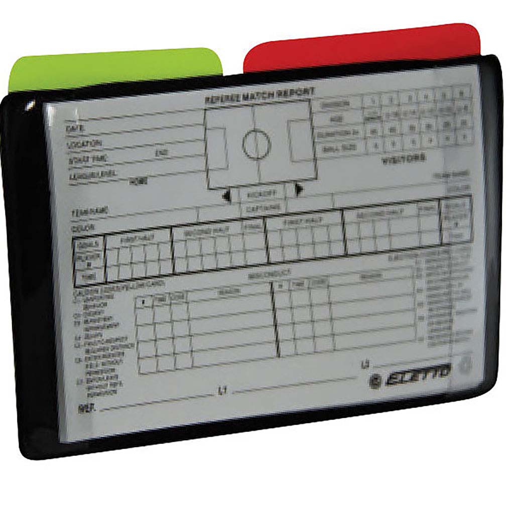 Eletto Eletto calepin d'arbitre de soccer