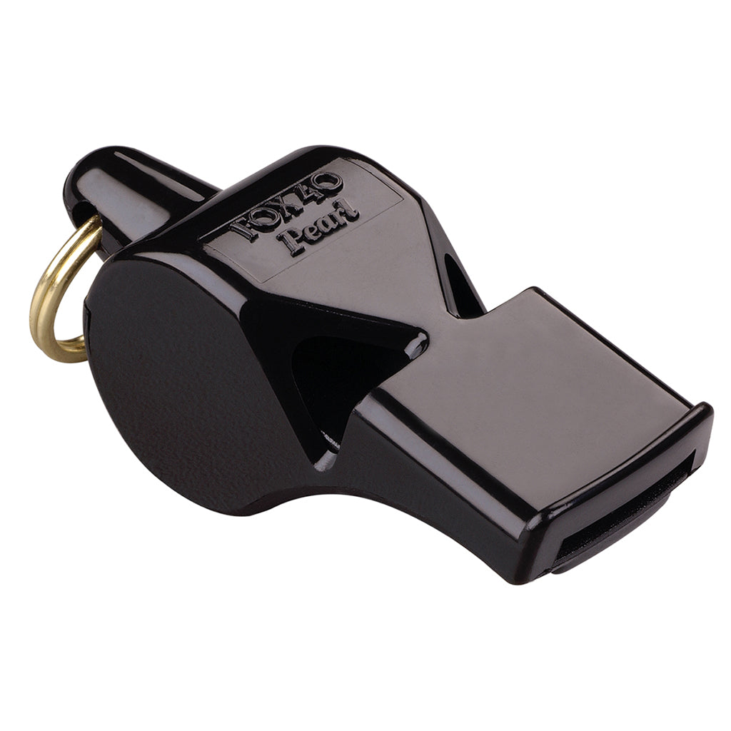 Fox 40 Sifflet d'arbitre avec attache Flex-Coil Fox 40 Pearl Safety