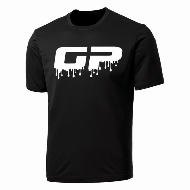 Game Point Game Point GP Drip Logo basketball t-shirt