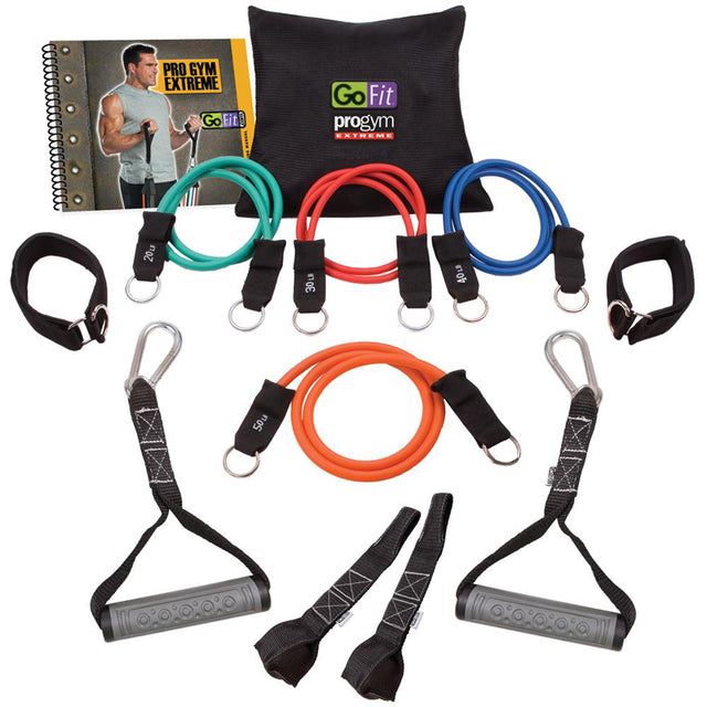 GoFit ProGym® Extreme système d'entrainement par cables de résistance