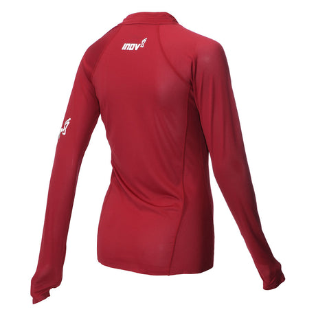 Inov-8 AT/C Base LS sous-vetement manches longues course a pied femme rouge vue arriere