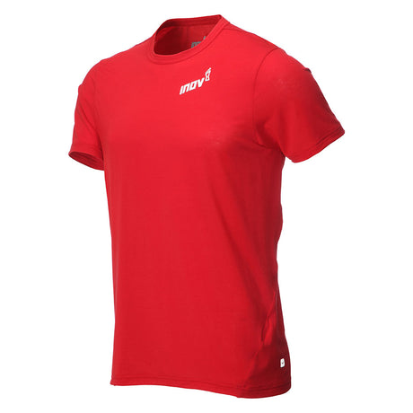 Inov-8 AT/C Dri Release sous-vêtement manches courtes course à pied homme rouge vue avant
