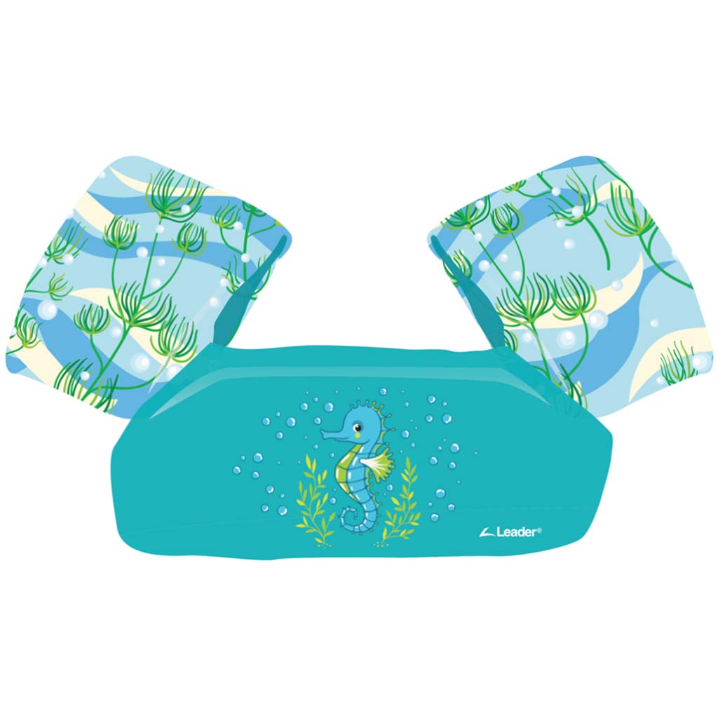 Veste de flottaison Leader Water Buddy bleu hippocampe