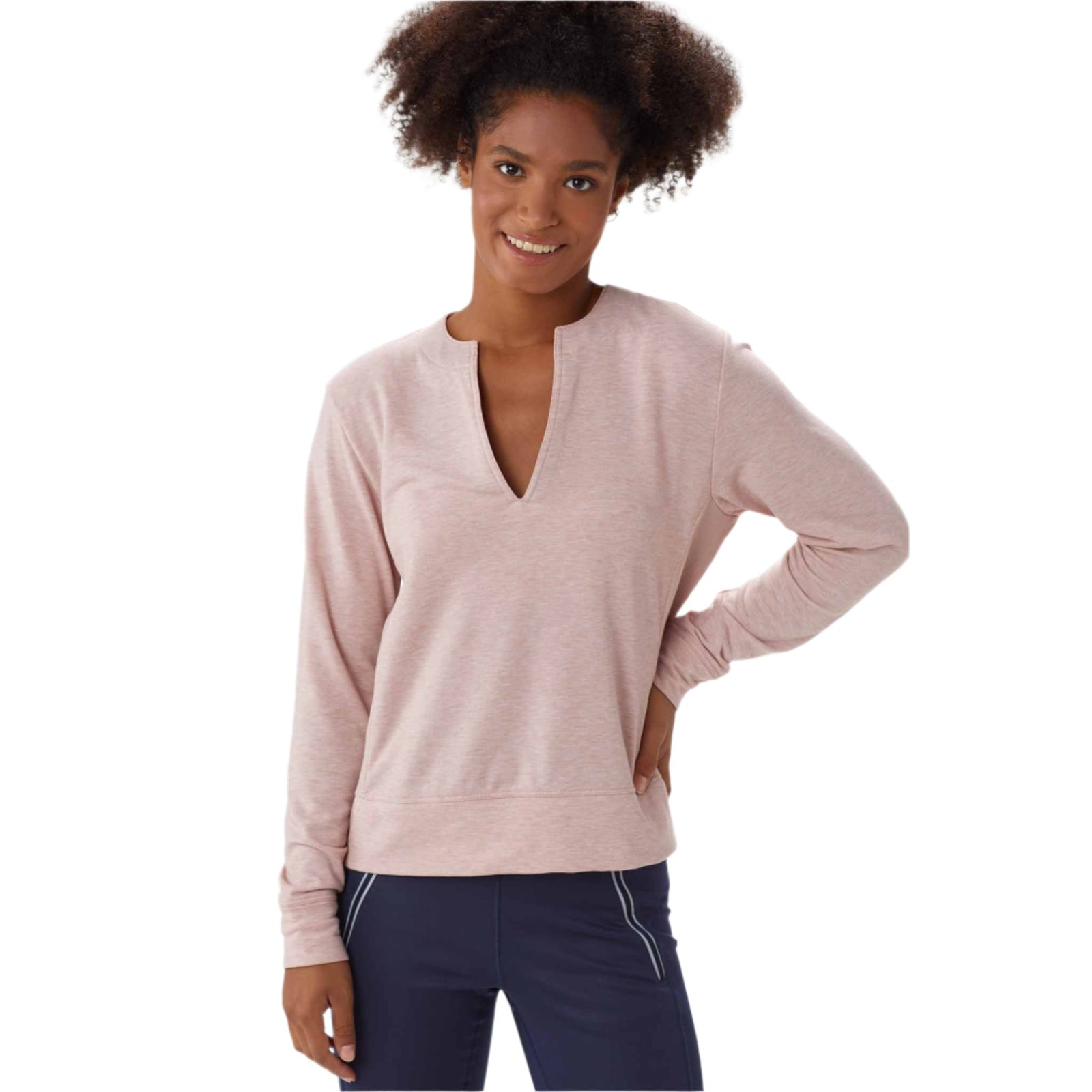 Lolë Lolë sweatshirt Dionne chandail col en V pour femme