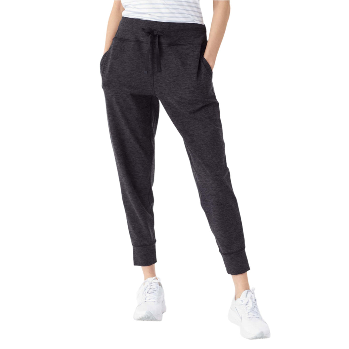 Lolë Lole Half Moon Jogger pantalon noir chiné pour femme