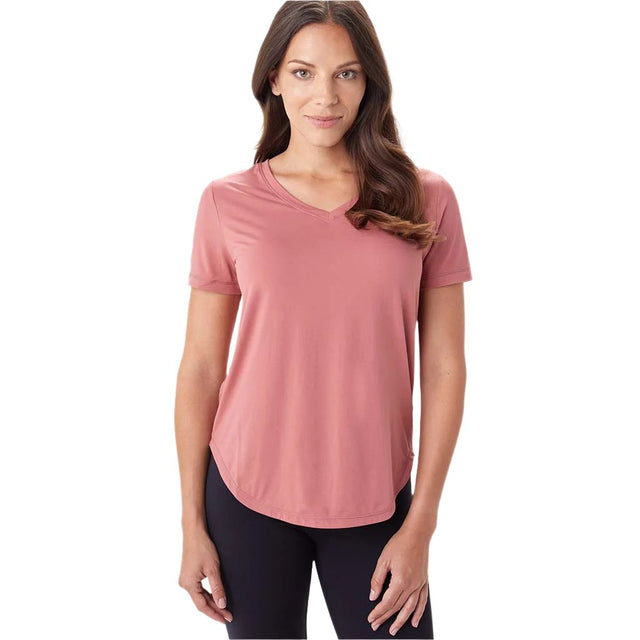 Lolë Lole t-shirt Fancy a col en V pour femme manches courtes