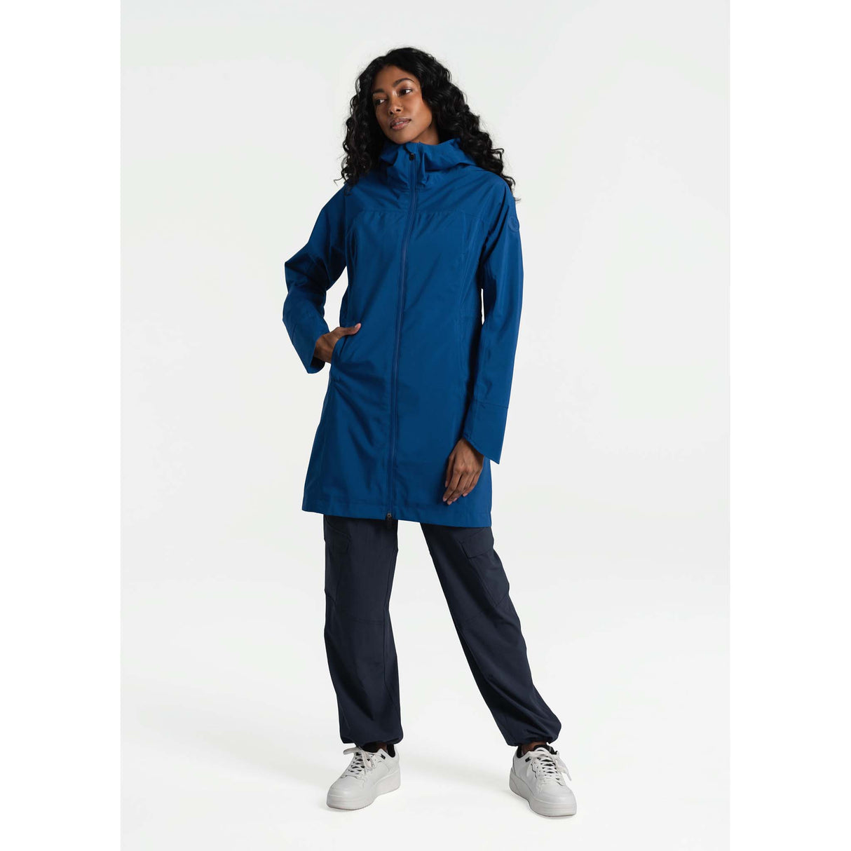 Lolë manteau de pluie Element long femme face - limoges