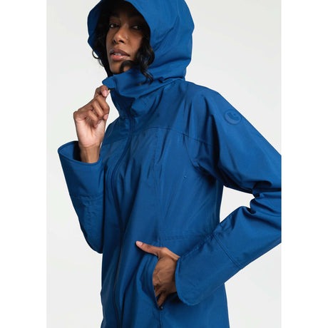 Lolë manteau de pluie Element long femme capuchon- limoges