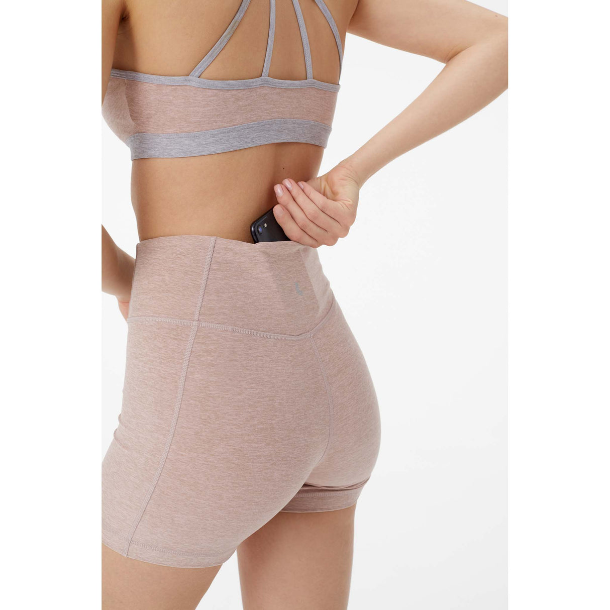 Lole shorts Half Moon sport rose pochette interne