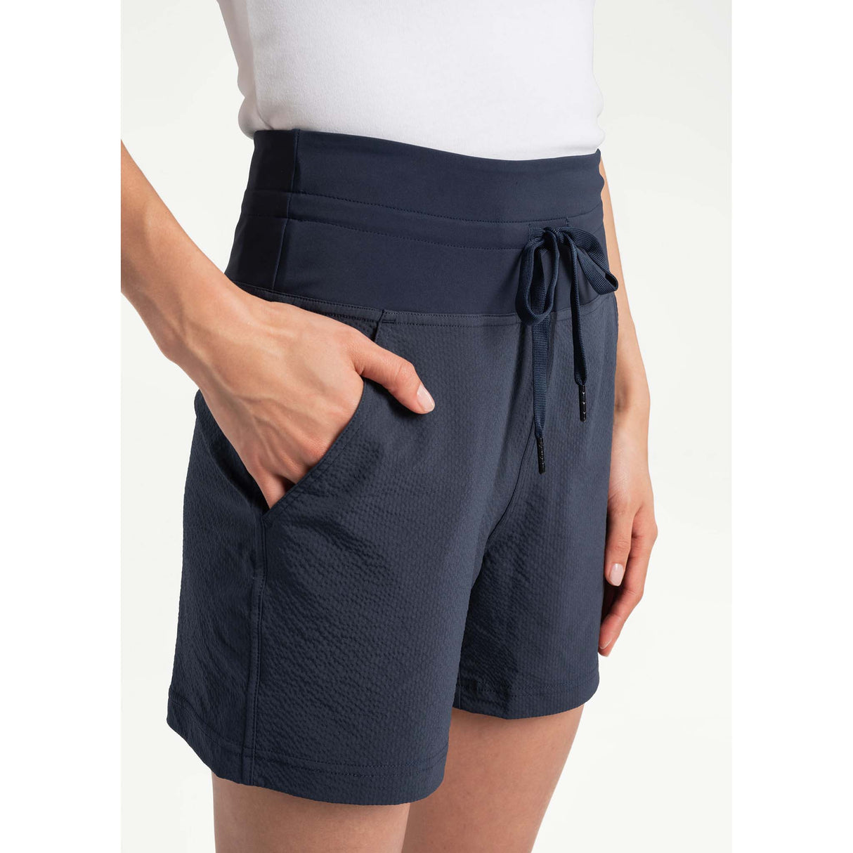Lole Short Momentum femme poche latérale-bleu espace