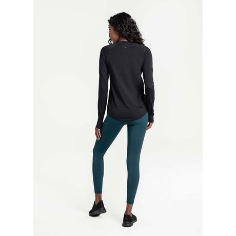 Lole chandail sport à manches longues Performance Wool femme dos 2- noir