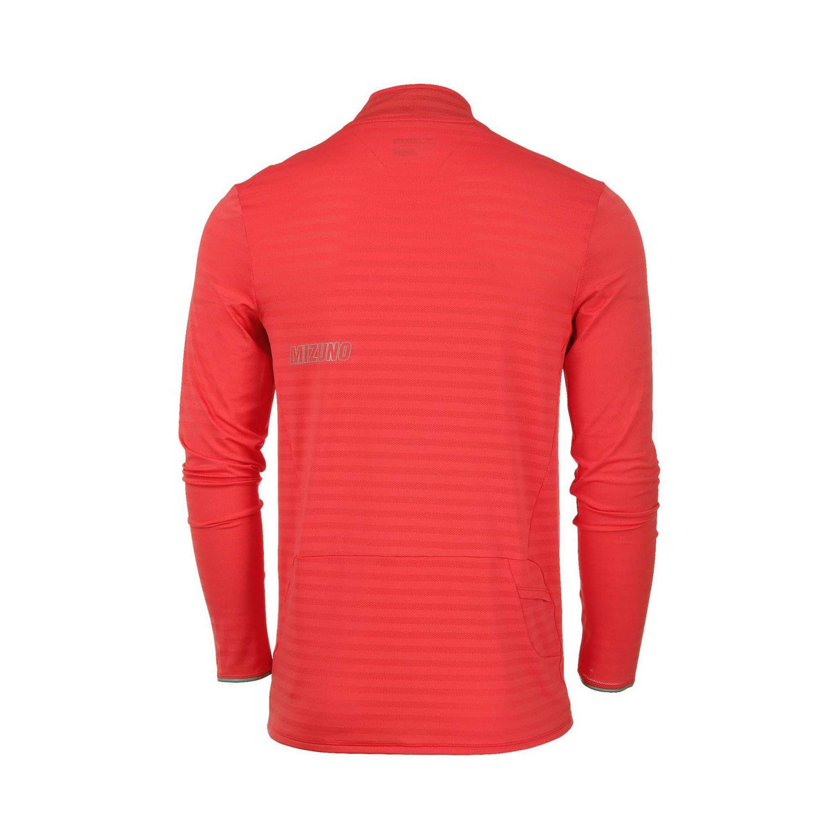 Mizuno Alpha Eco demi-zip manches longues de course à pied cayenne homme dos