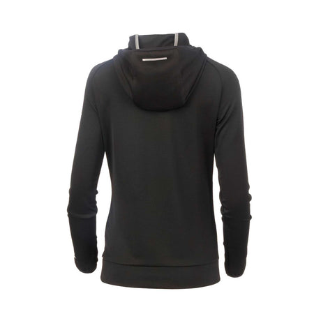 Mizuno Infinity Running Hoody chandail à capuchon 1/4 zip femme dos- noir