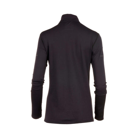 Mizuno Breath Thermo couche de base à demi-zip noir pour femme dos