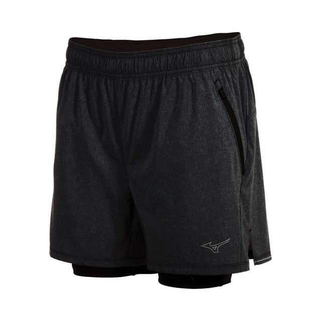 Mizuno Mizuno Alpha Eco 5 pouces 2-en-1 short de course à pied femme