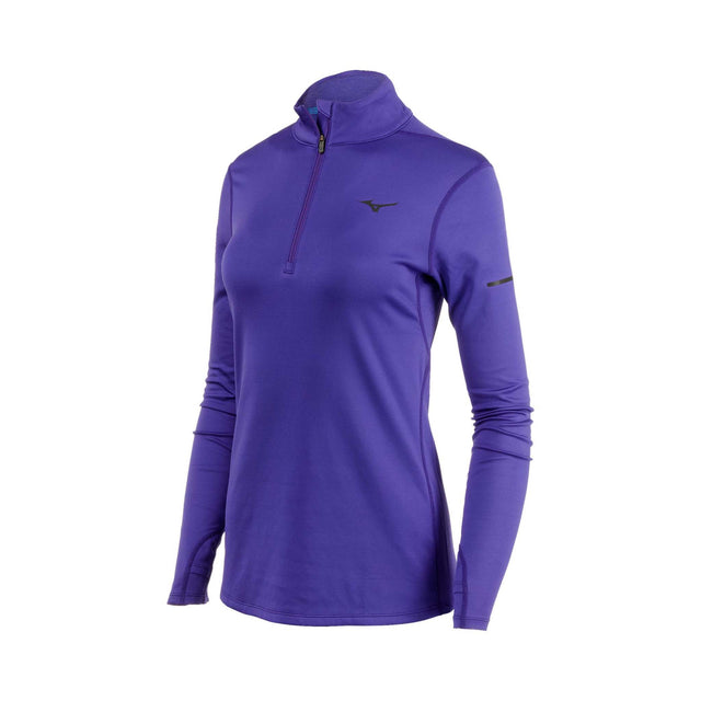 Mizuno Mizuno Breath Thermo couche de base à demi-glissière pour femme