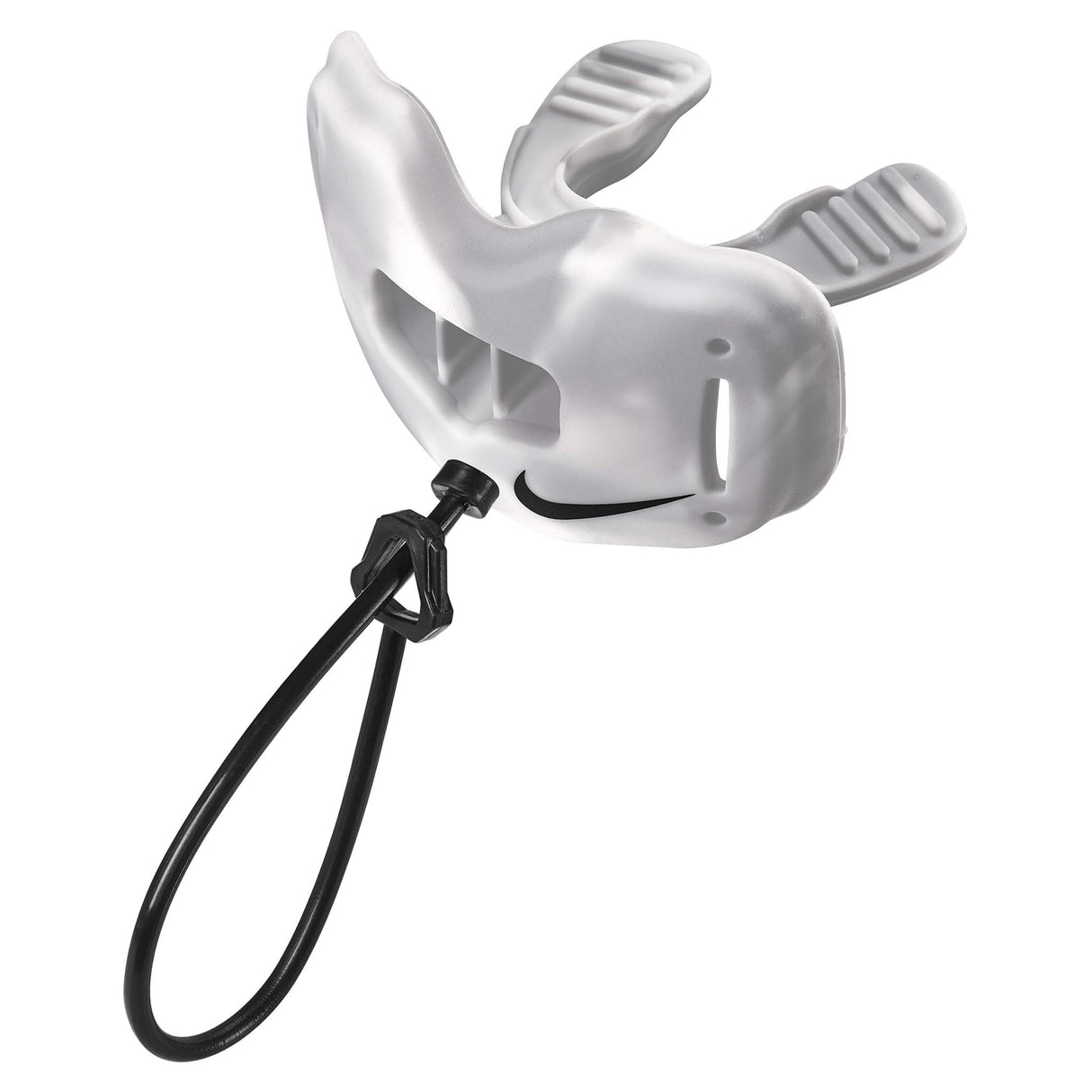 Nike Alpha Lip Protector MG Protecteur buccal sport blanc noir pour adulte attache