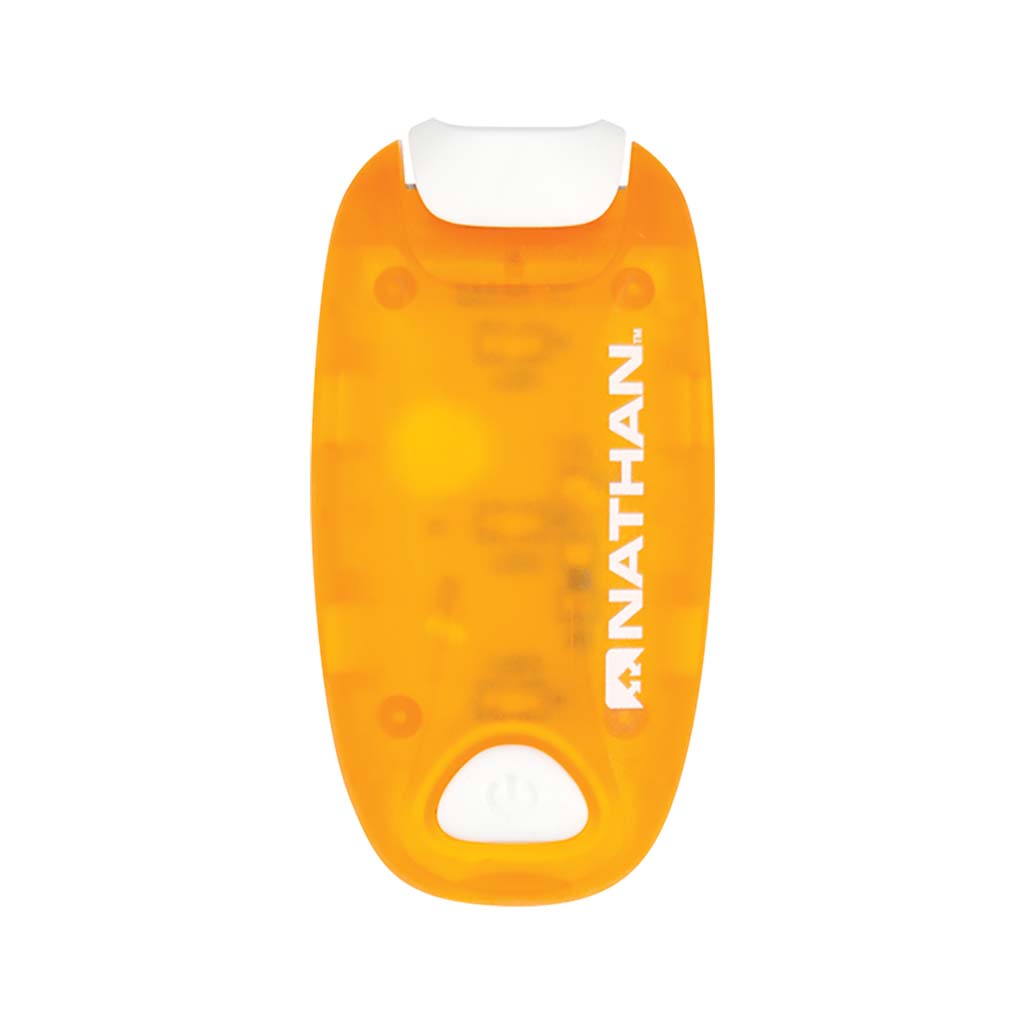 Nathan StrobeLight LED clip lumineux stroboscopique de course à pied orange
