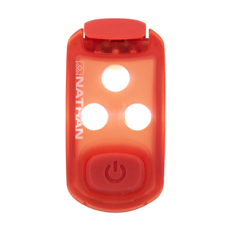 Nathan StrobeLight LED clip lumineux stroboscopique de course à pied tangerine tango