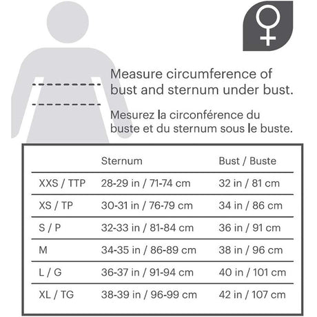 Nathan Vapormag 2.5 litres veste d'hydratation de course à pied mesures