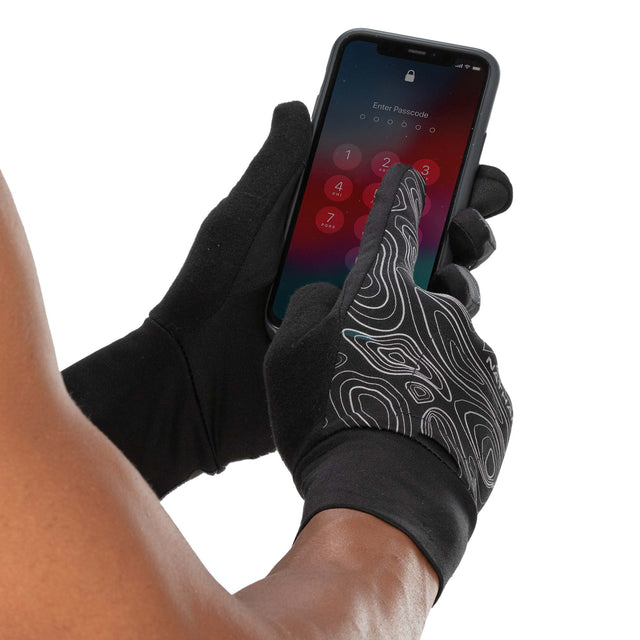 Nathan Gants de course à pied homme Nathan HyperNight Reflective