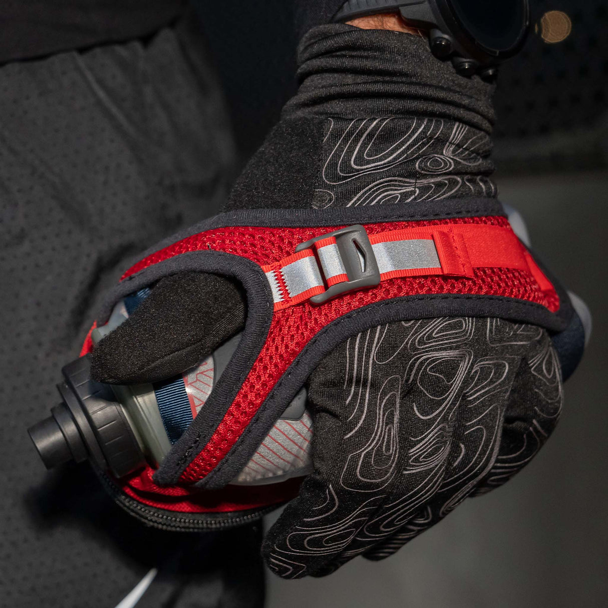 Nathan Gants de course à pied homme Nathan HyperNight Reflective