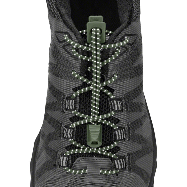 Nathan Nathan Reflective Run Laces lacets verrouillants de course à pied