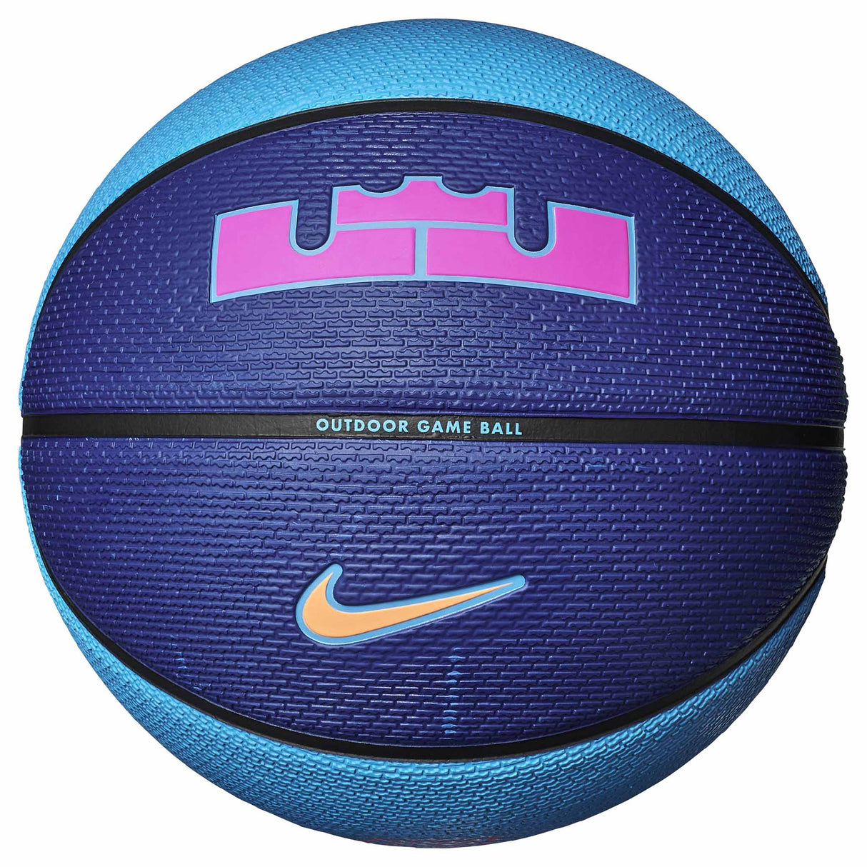 Nike Playground 8P 2.0 LeBron James ballon de basketball - Royal Blue / Laser Blue / Hyper Pink