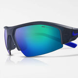 Nike Skylon Ace 22 lunettes de soleil sport gris foncé mat bleu miroir verre