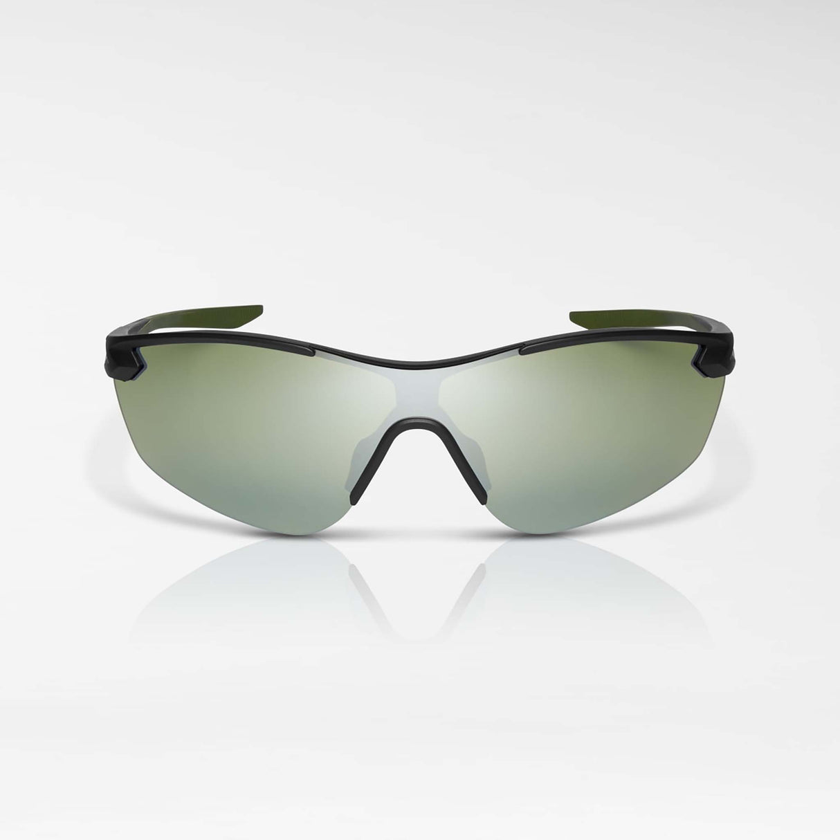 Nike Victory Elite lunettes de soleil sport noir mat argent flash face